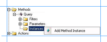 Screenshot that shows how to add a Finder method instance.