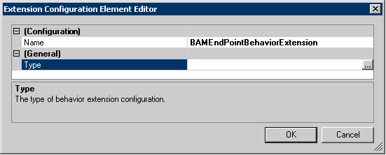 Extension Configuration Element Editor