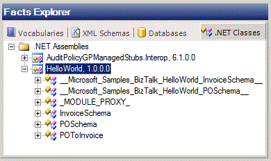 ebiz_netbrowse Screenshot of facts and definition tree browser.