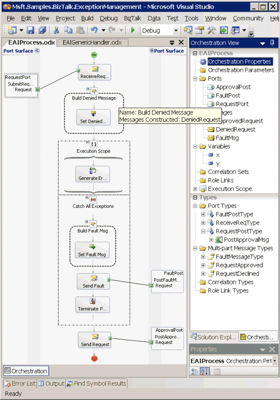 Orchestration Processes Sample