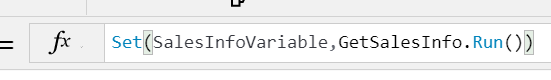 Set variable