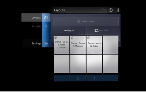 Access demo layouts