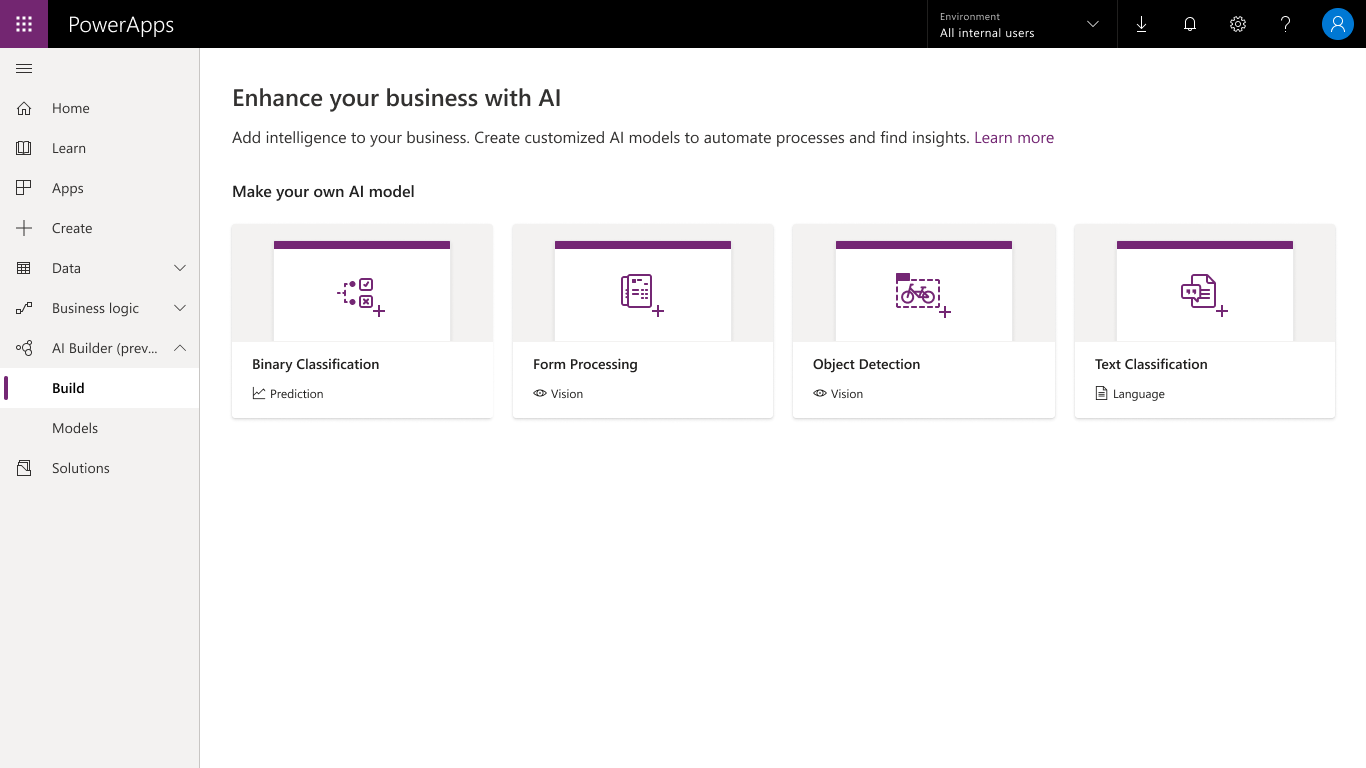 AI Builder in PowerApps