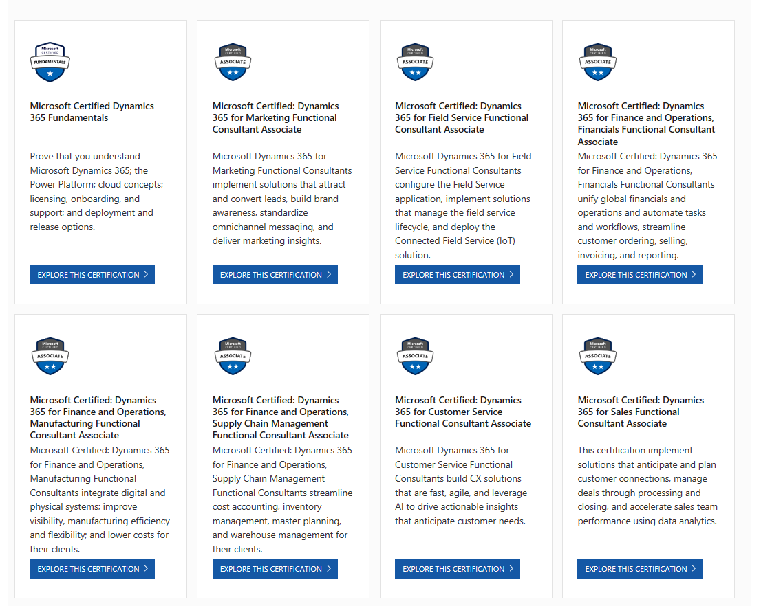 Build and certify expertise with Microsoft Dynamics 365 intelligent