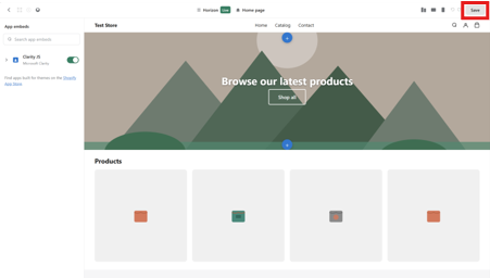 Save store details for Brand agents in Shopify.
