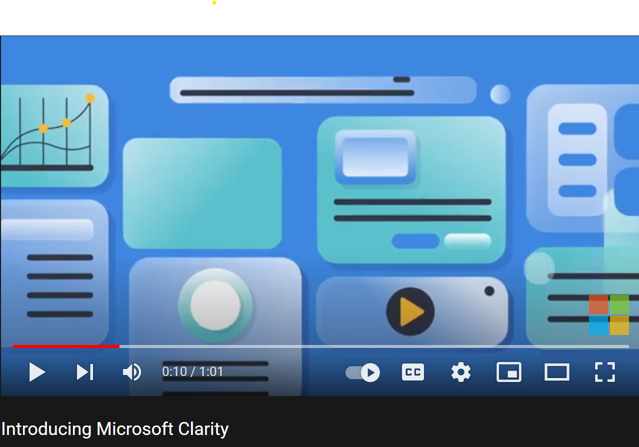 Microsoft Clarity, the company's tool for visualizing user experience, is  out of beta