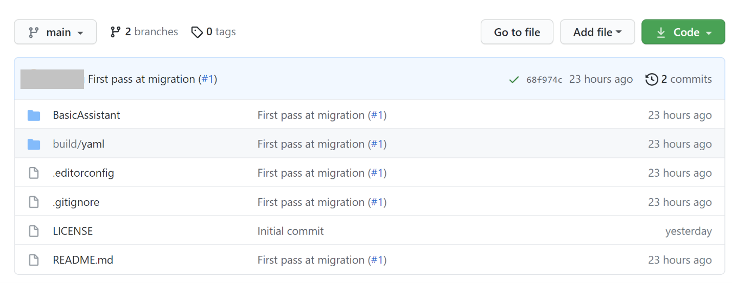 YAML source