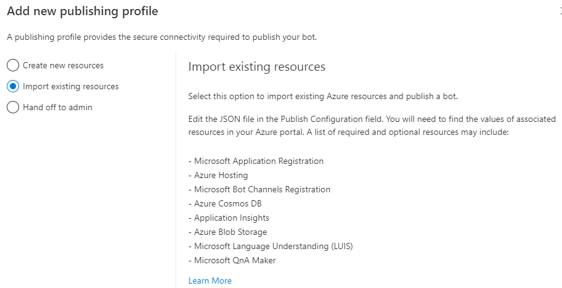 import existing resource