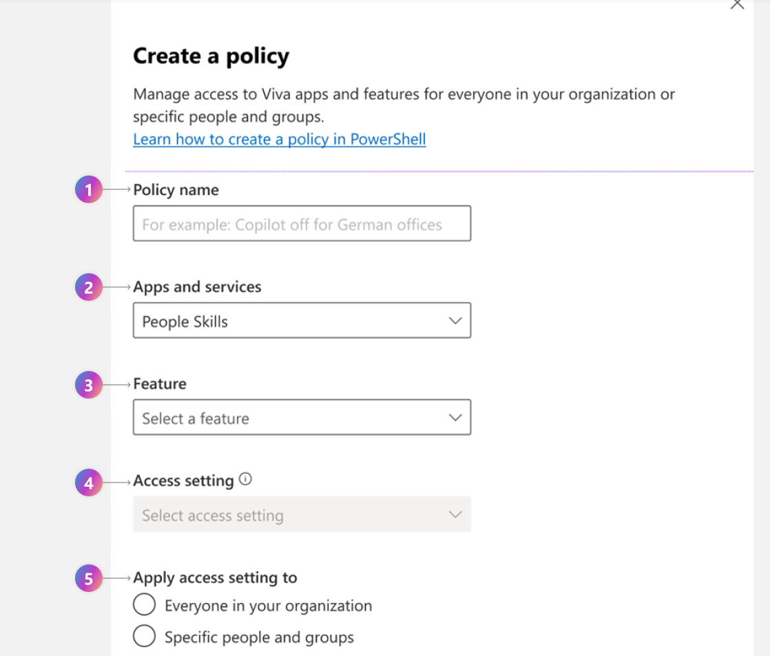 Screenshot: image that shows people skills sharing inference controls.