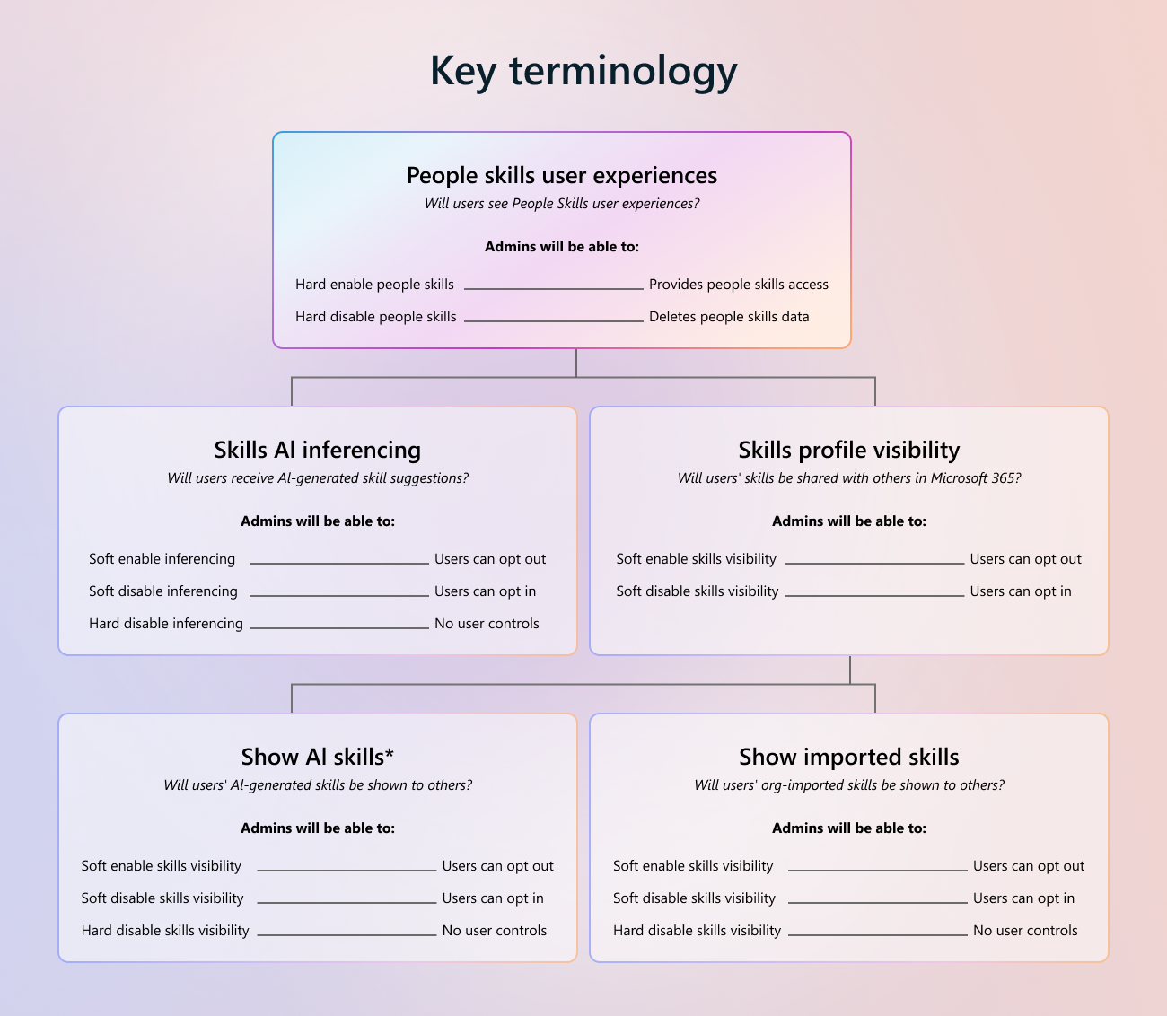 Diagram showing the privacy controls overview.