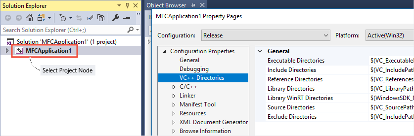 VC++ Directories Property Page | Microsoft Learn