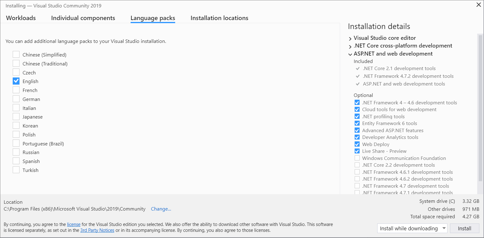 Visual Studio C/C++ IDE and Compiler for Windows