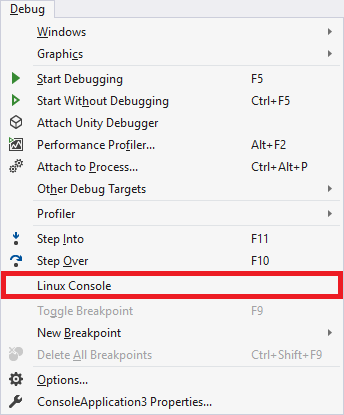 Deploy, run, and debug your Linux MSBuild C++ project in Visual Studio |  Microsoft Learn