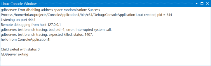 Deploy, run, and debug your Linux MSBuild C++ project in Visual Studio |  Microsoft Learn