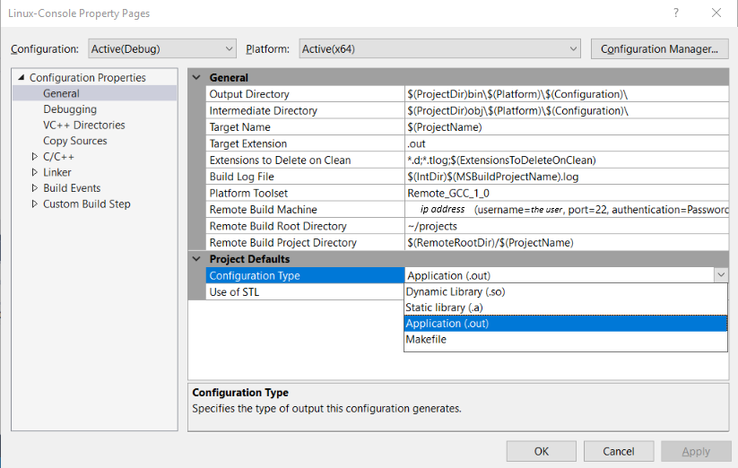 Configure a Linux MSBuild C++ project in Visual Studio | Microsoft Learn