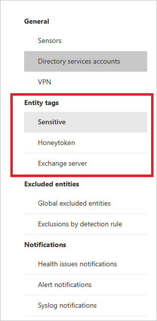 Tag setting types.