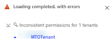 tenant data issues