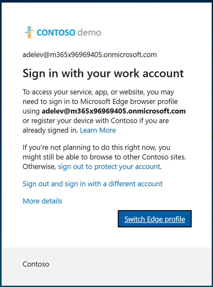 Screenshot that shows the authentication dialog