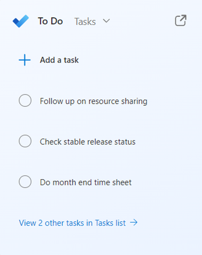 To do task list