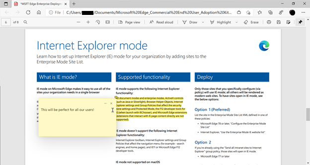 About the list of tools - Microsoft Edge Developer documentation