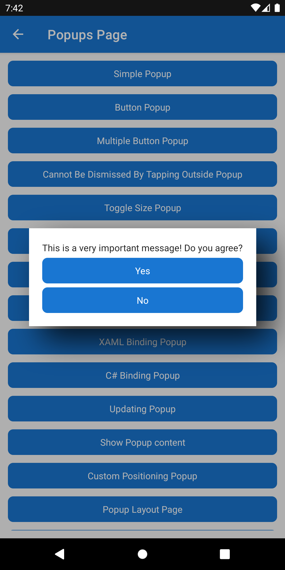 Popup no border