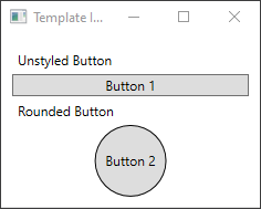 mouse moves over WPF button to change visual state