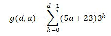 Equation to compute number of WF3 activities