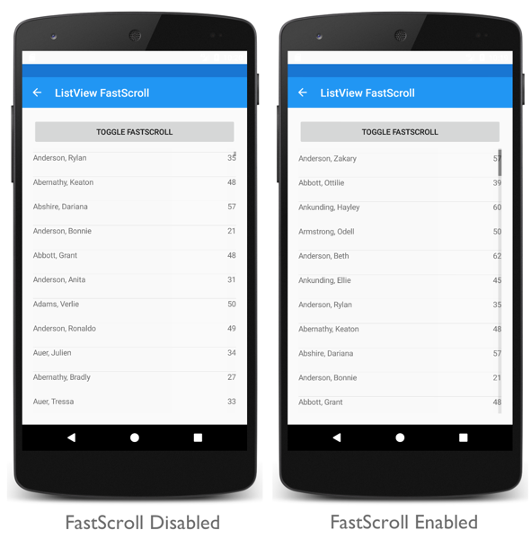 ListView Fast Scrolling On Android NET MAUI Microsoft Learn