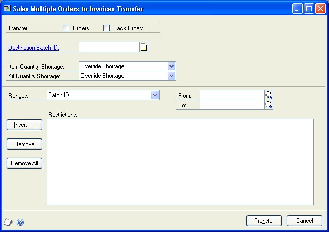 Sales order processing part 4 - Dynamics GP | Microsoft Learn