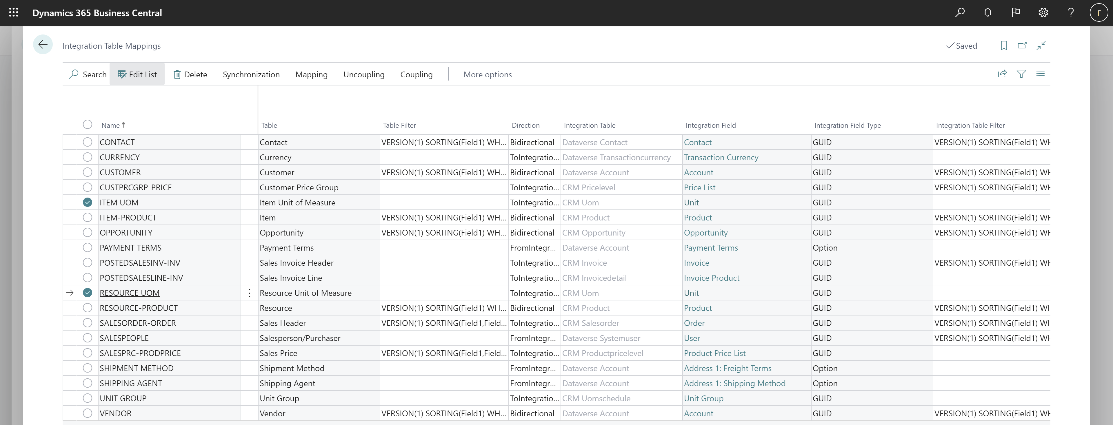 Use Multiple Units Of Measure When Synchronizing Items And Resources To 