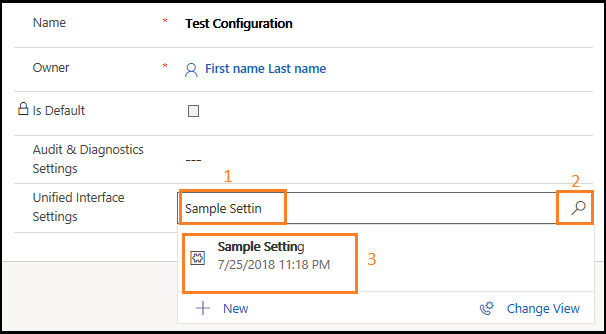 Add Unified Interface Settings record to the configuration.