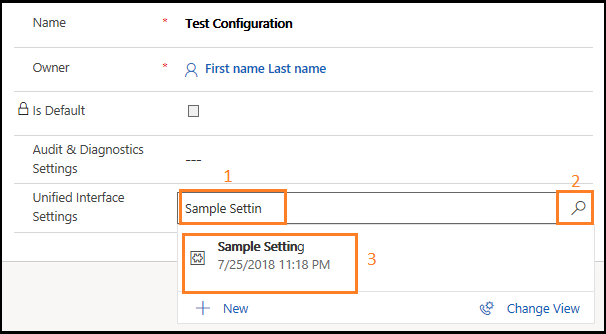 Add Unified Interface Settings record to the configuration Add Unified Interface Settings record to the configuration.