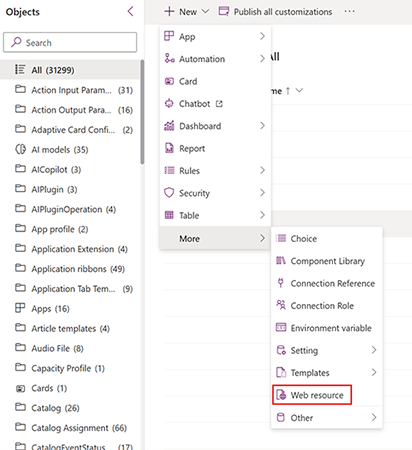 Screenshot showing the admin portal.