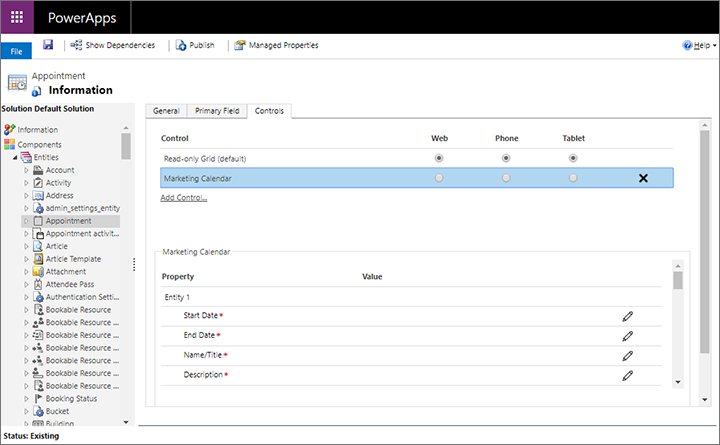 Add Color on Option Set & Calendar Control in Dynamics 365