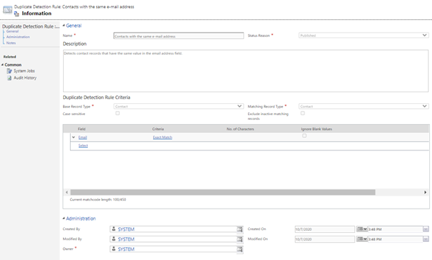 Create a duplicate detection rule.