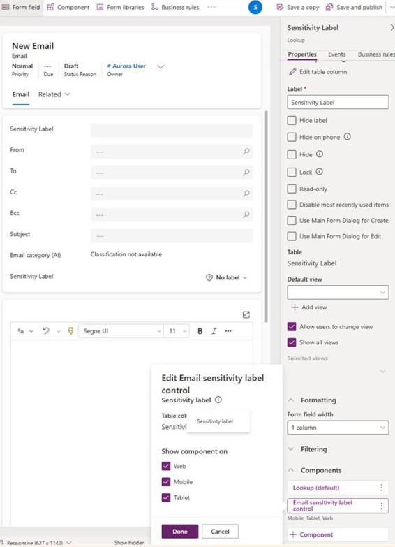 Configure sensitivity labels for emails | Microsoft Learn