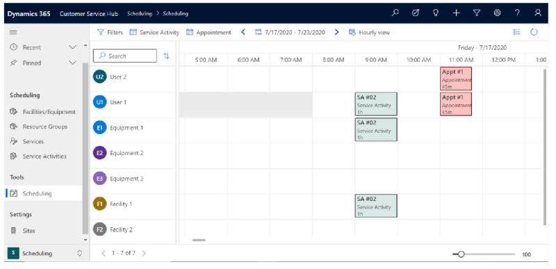 Navigate the service calendar Microsoft Learn