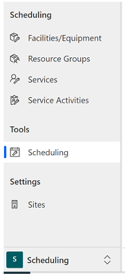 Select Scheduling tab.