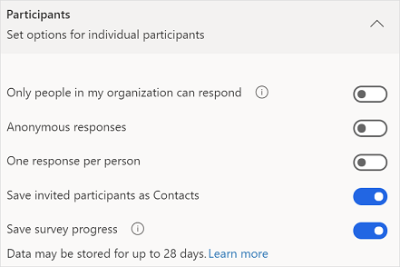 Survey Line Settings