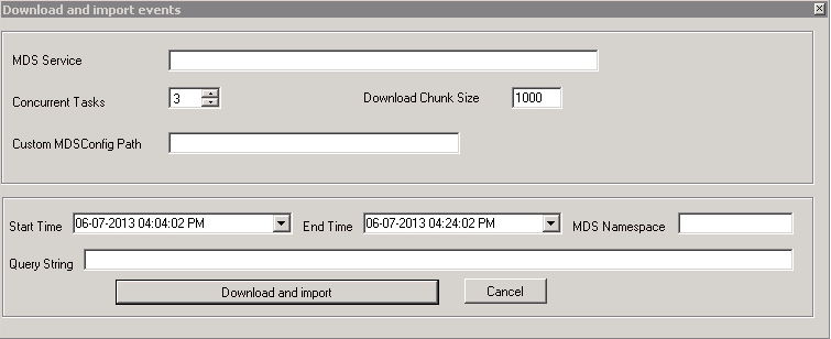 Example of opened Windows Event file.