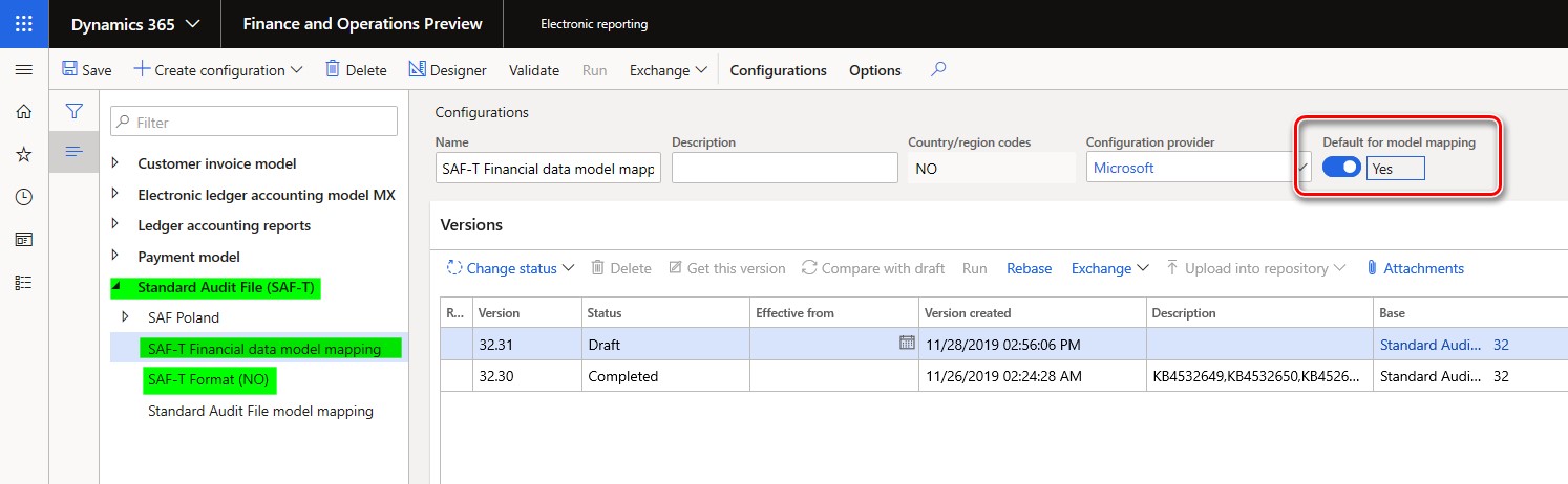 Standard Audit File for Tax (SAF-T) for Norway - Finance | Dynamics 365 |  Microsoft Learn