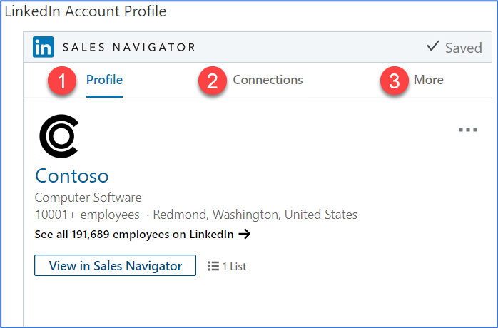 Work with the Organization LinkedIn Account Profile.