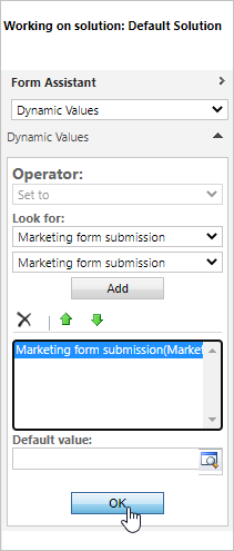 Look for marketing form submissions.
