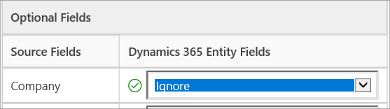 A field set to be ignored during import A field set to be ignored during import.