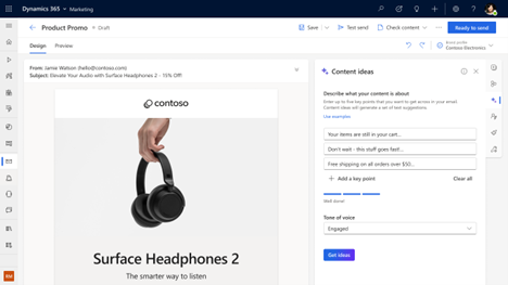 Content ideas copilot screenshot with suggested ideas Content ideas copilot screenshot with suggested ideas