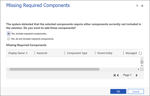 Include required components.