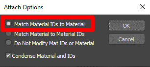 Match Material IDs.