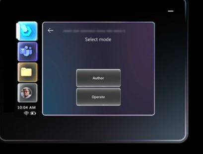 Screenshot of Select mode screen.