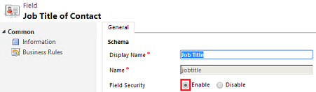 Job Title field in Microsoft Dynamics 365 apps Job Title field in Microsoft Dynamics 365 apps.