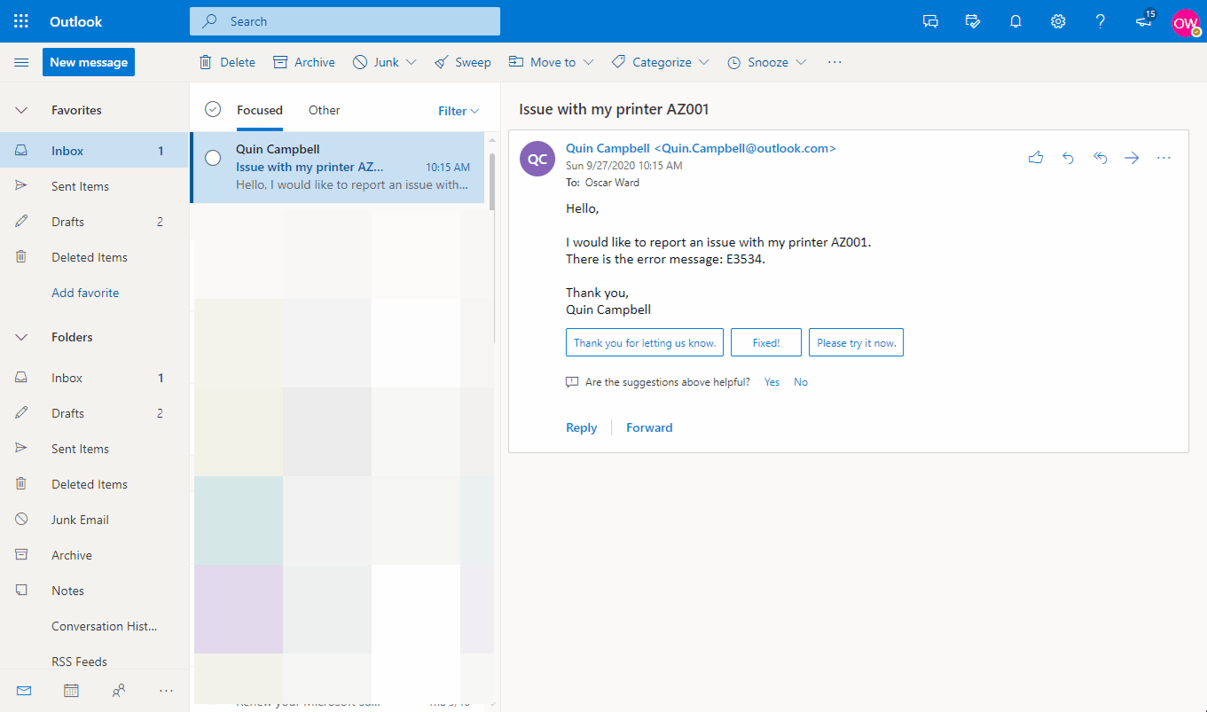 Demo of how to create a case table using quick create.